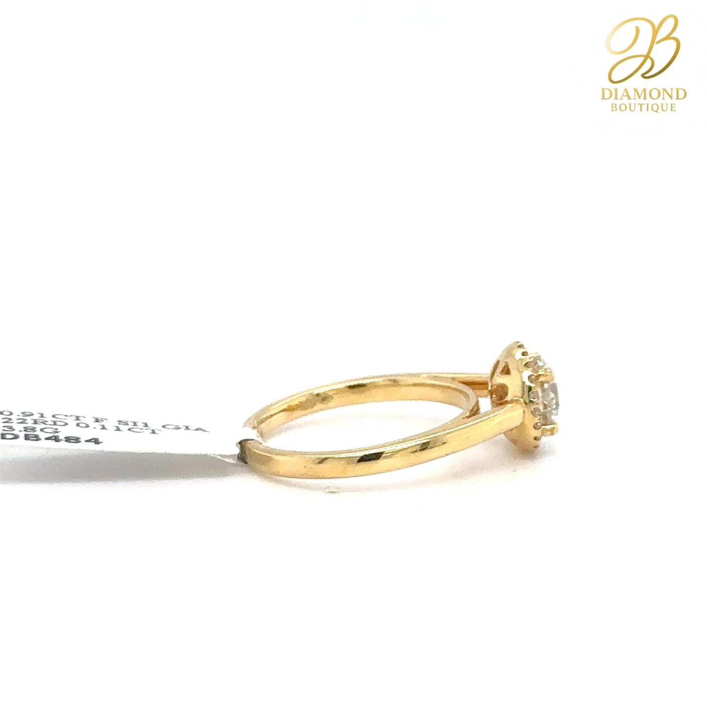 0.91 CT CLASSIC HALO RING