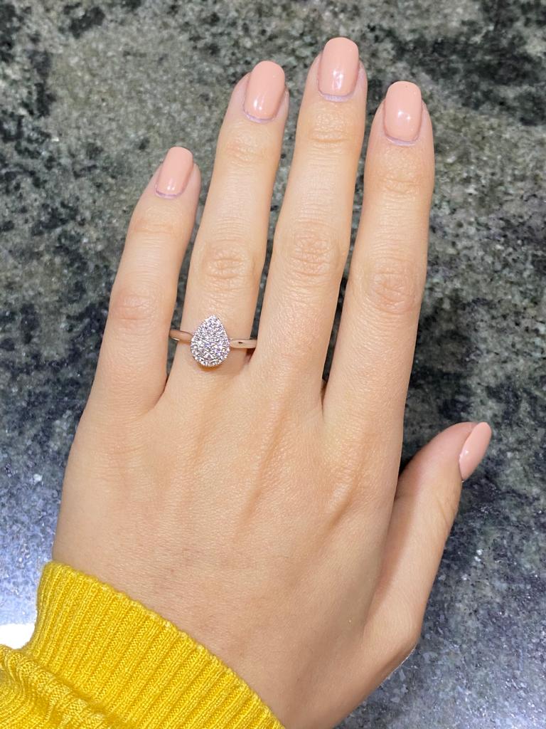 FANTASY PEARSHAPE RING