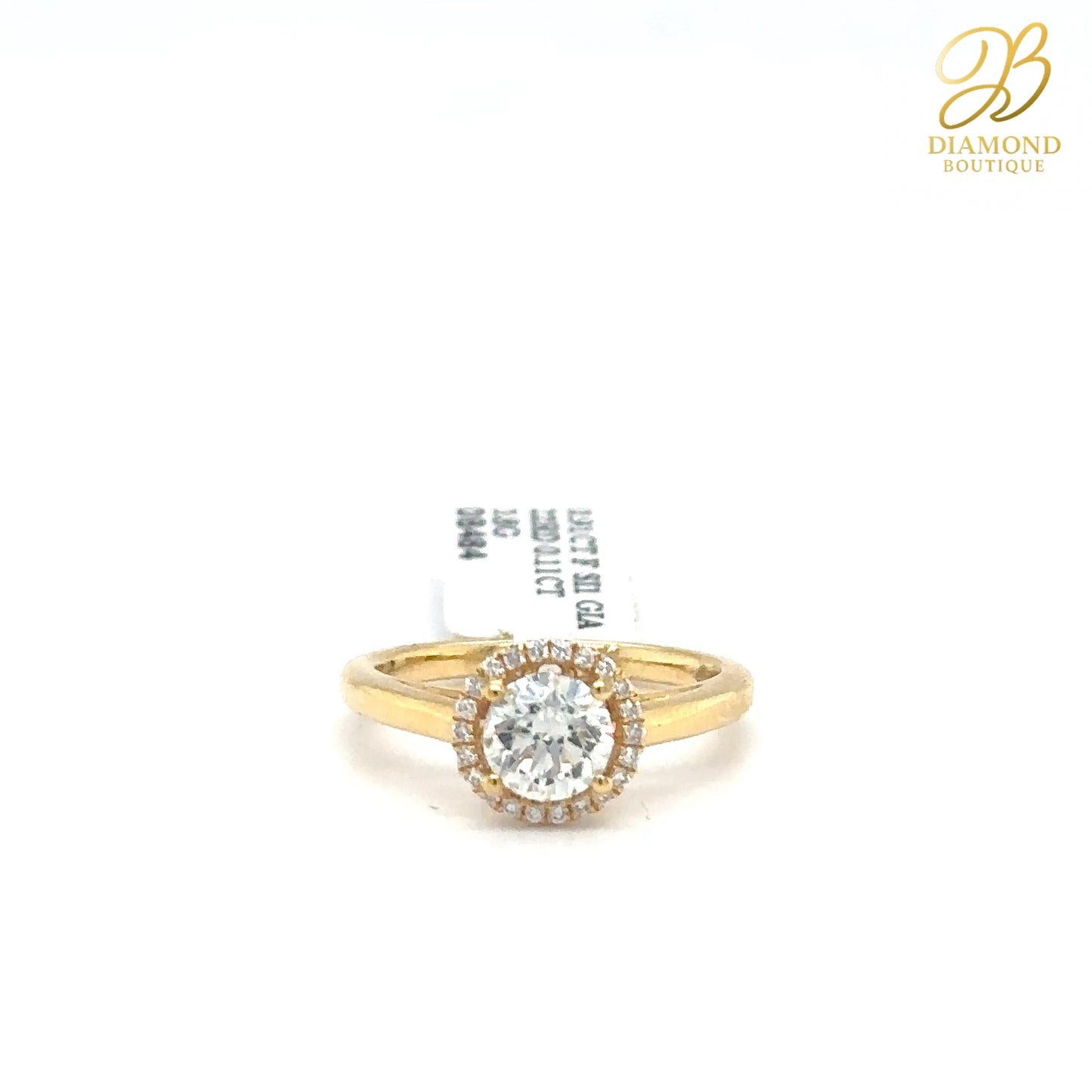 0.91 CT CLASSIC HALO RING