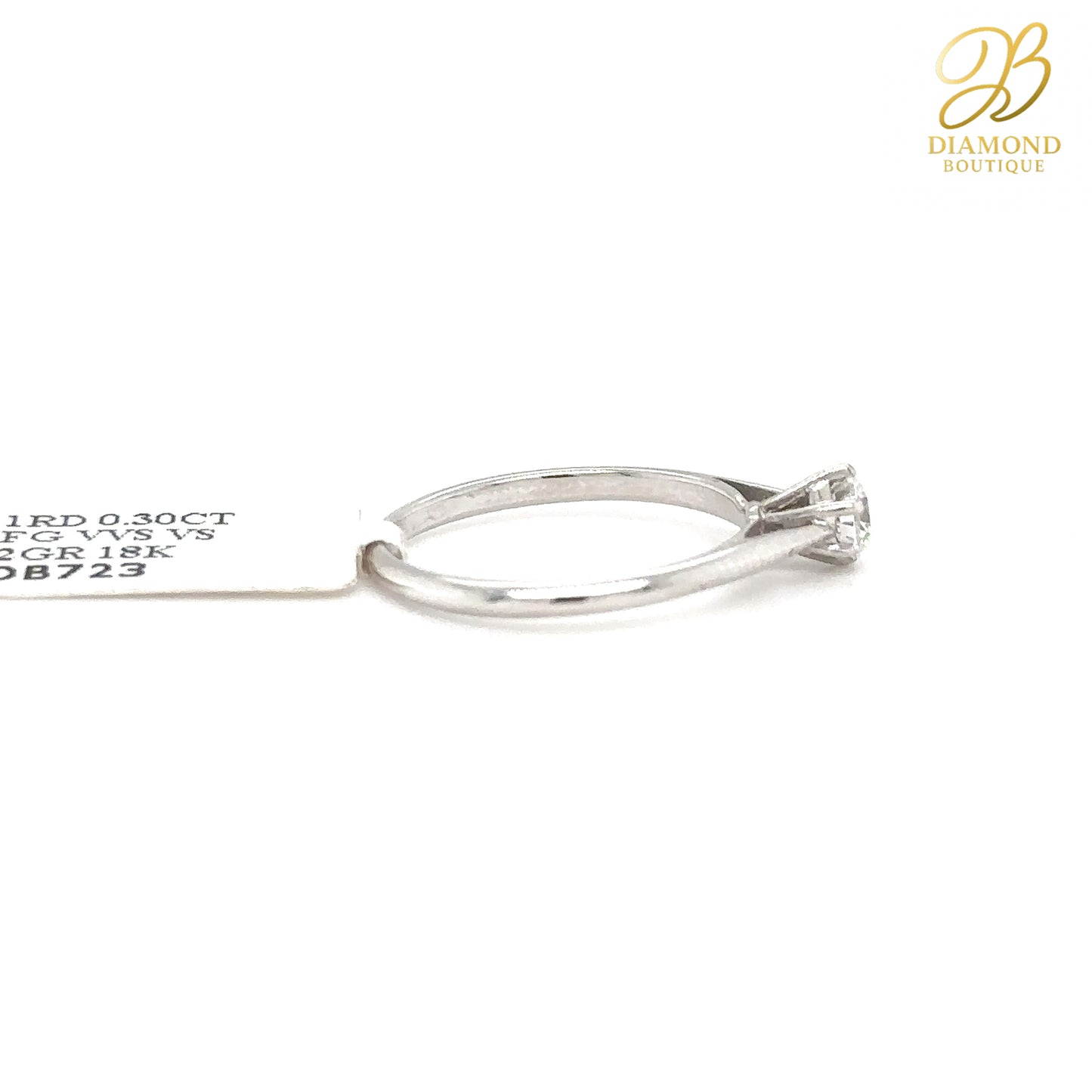 O.48 CT CLASSIC ROUND SOLITAIRE RING