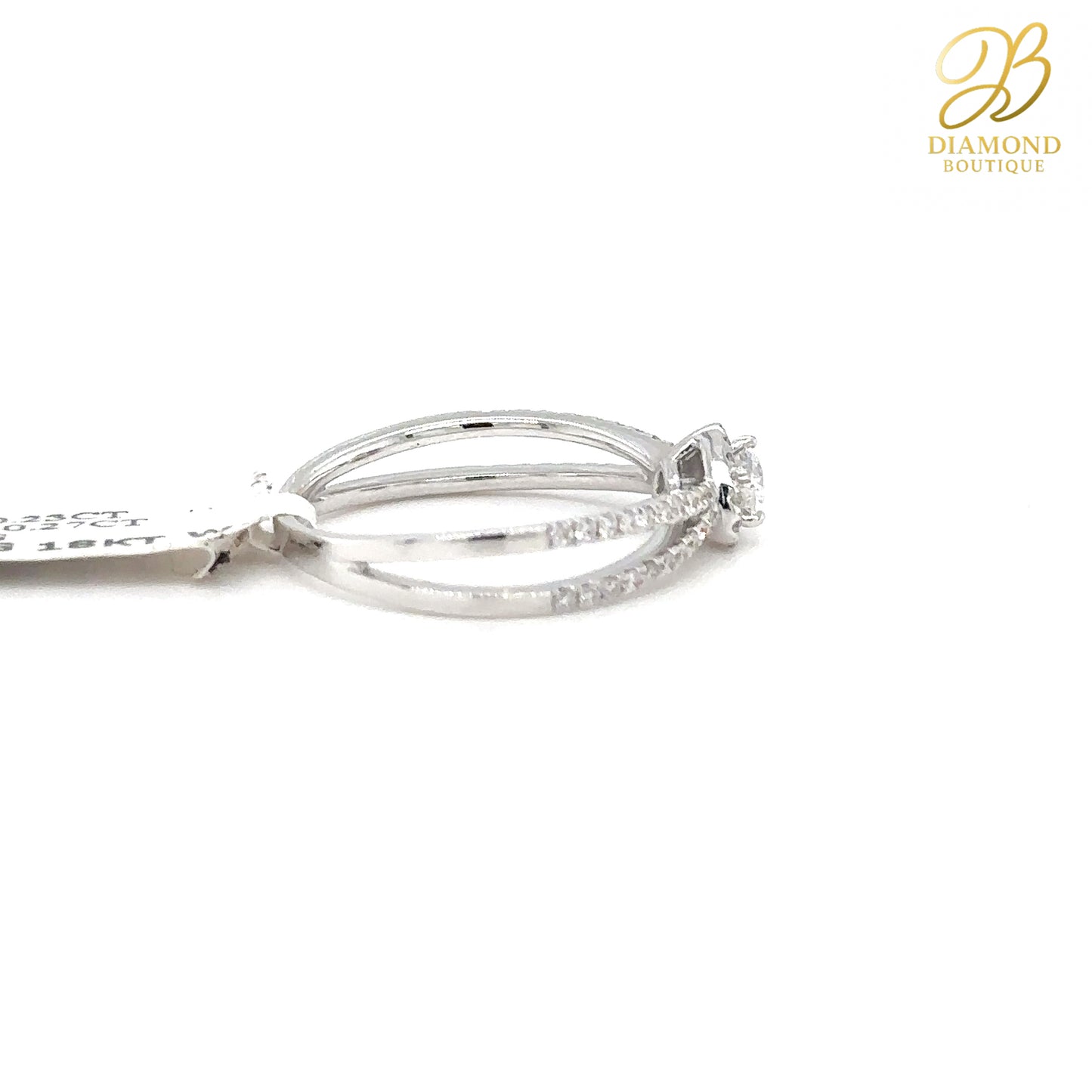 0.23 CT HEART-SHAPED HALO RING