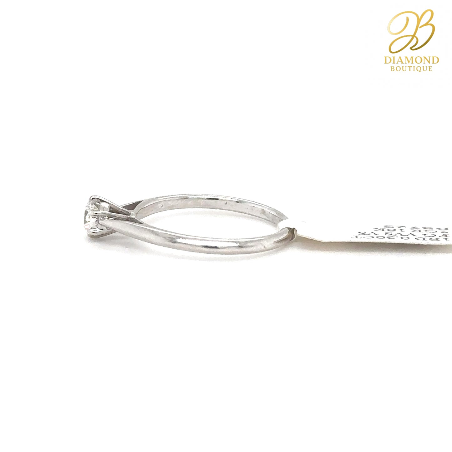 O.48 CT CLASSIC ROUND SOLITAIRE RING