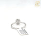 0.20 CT SOLITAIRE OVAL RING