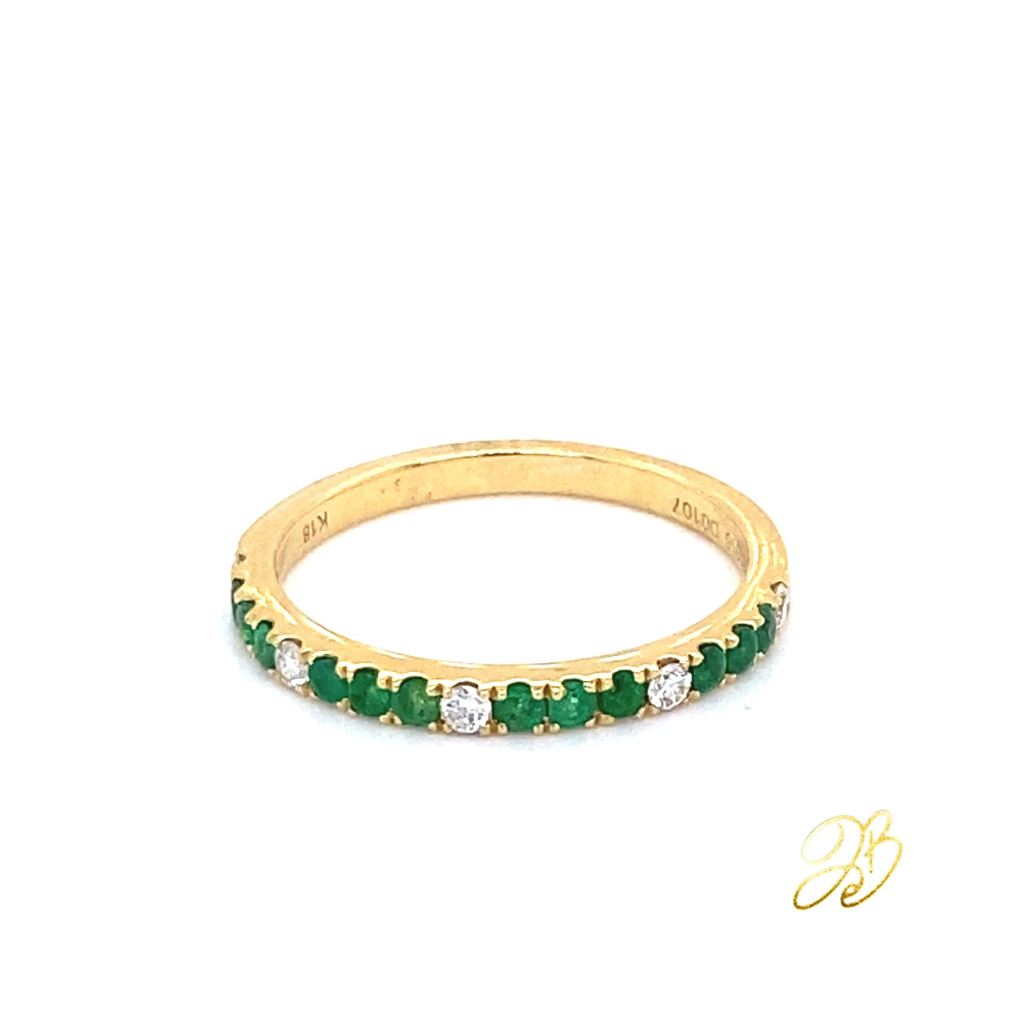 EMERALD ETERNITY RING