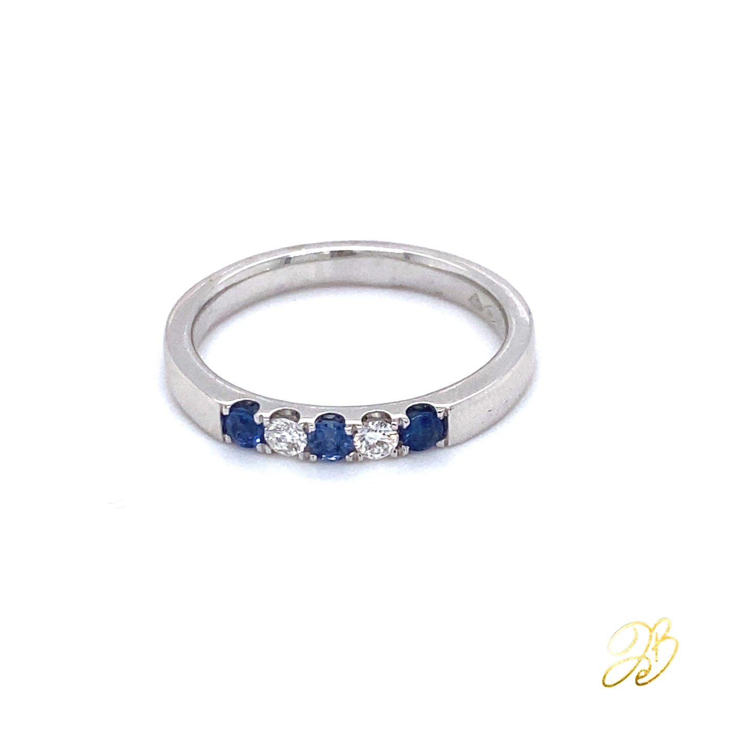 DIAMOND SAPPHIRE ETERNITY RING