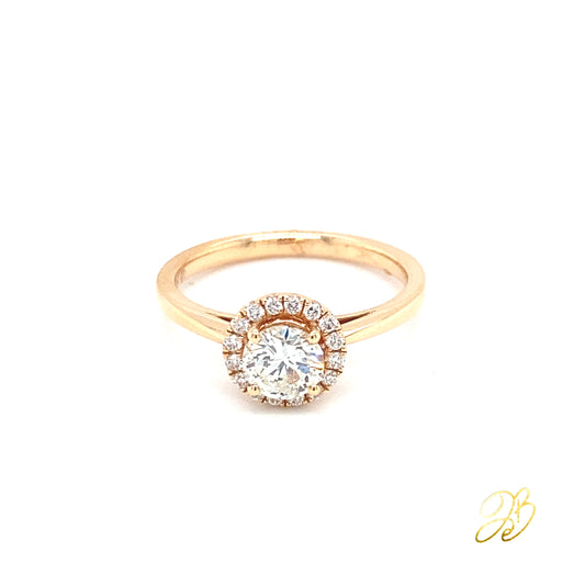 HALO ROSE RING