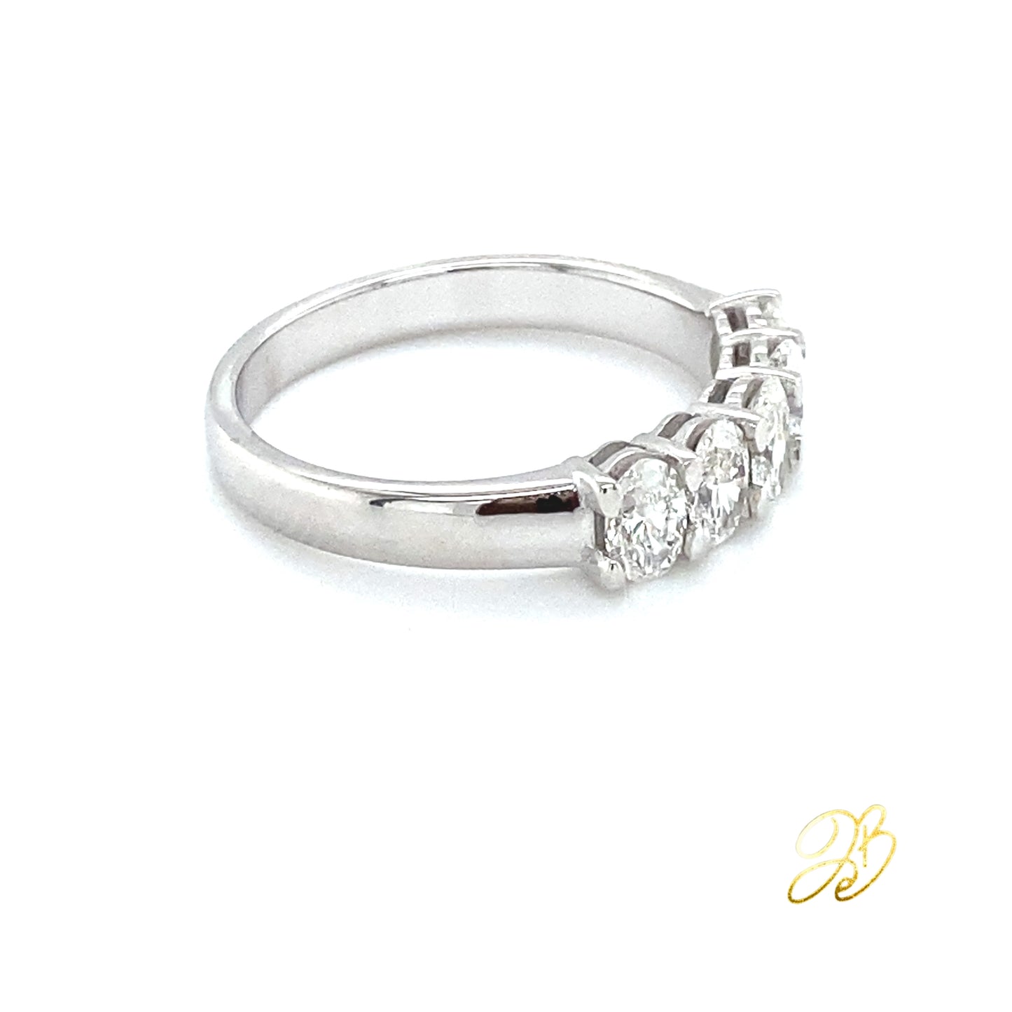 OVAL (HALF) ETERNITY RING