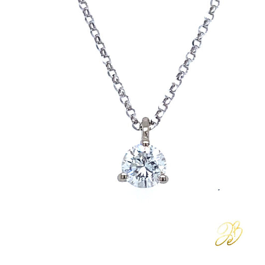 3 GRIFF SOLITAIRE NECKLACE