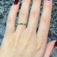 EMERALD ETERNITY RING